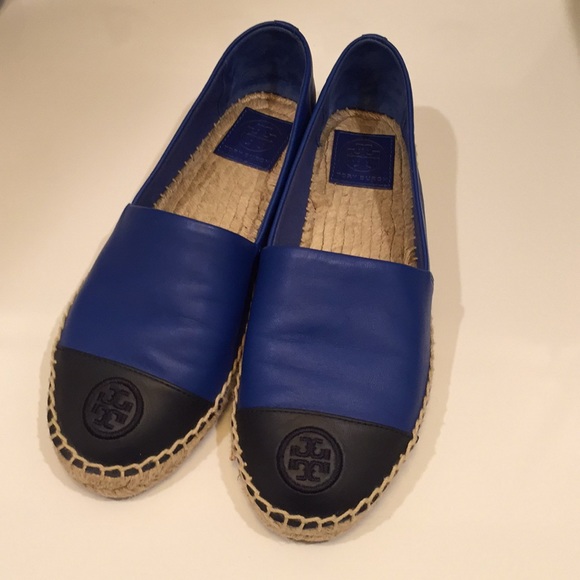 Tory Burch Shoes - Tory Burch Leather Color-block Espadrilles